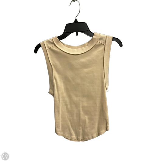 Top Sleeveless Basic By We The Free In Tan, Size: M