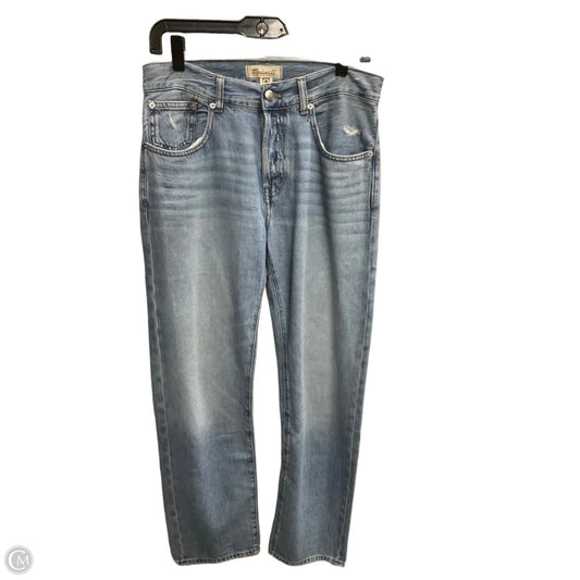 Jeans Straight By Madewell In Blue Denim, Size: 2