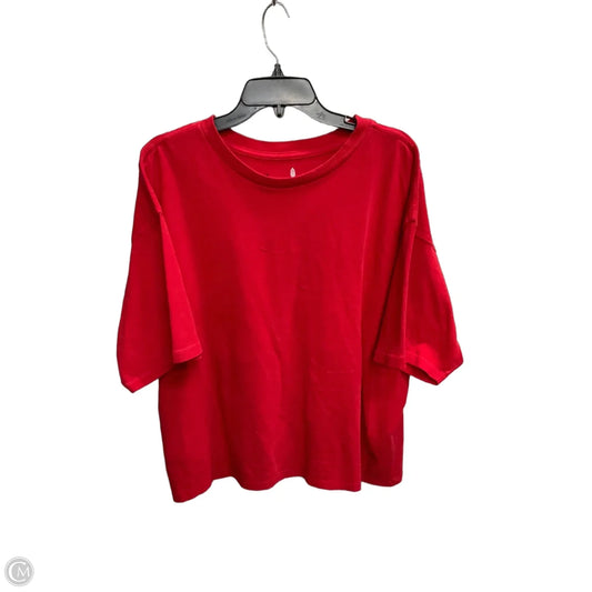 Top Short Sleeve Basic By Free People In Red, Size: Xs