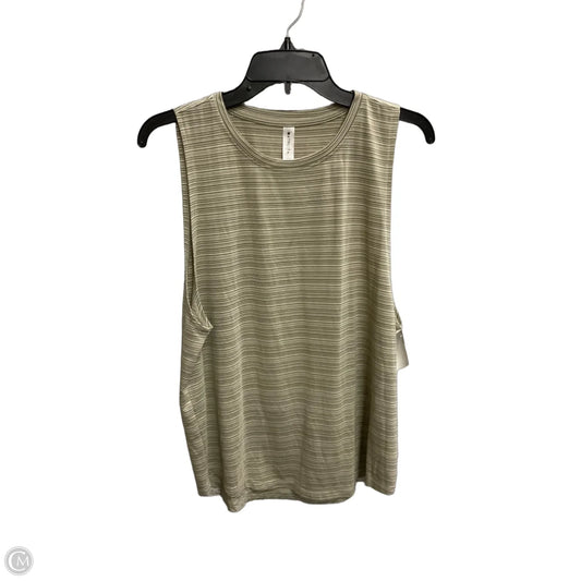 Athletic Tank Top By Athleta In Green, Size: L