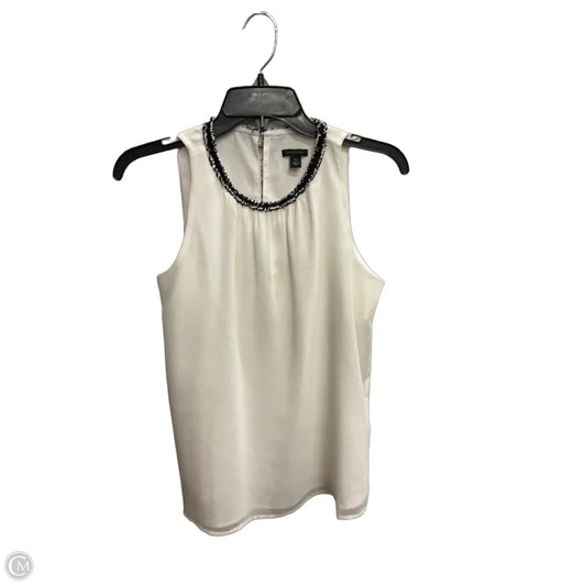 Top Sleeveless By Ann Taylor In White, Size: Xs