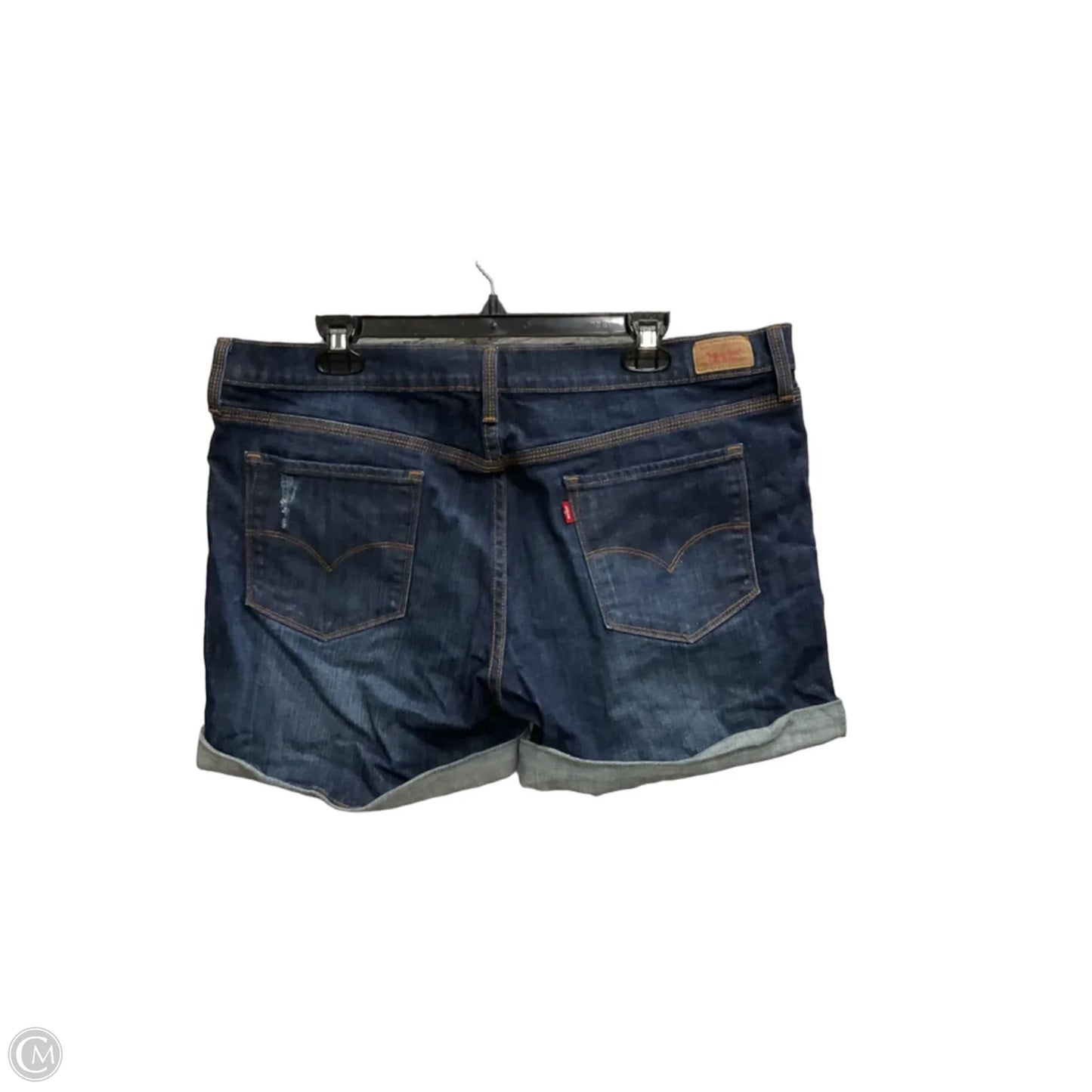 Shorts By Levis In Blue Denim, Size: 16
