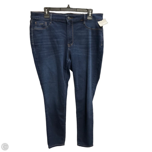 Jeans Skinny By Nine West In Blue Denim, Size: 14