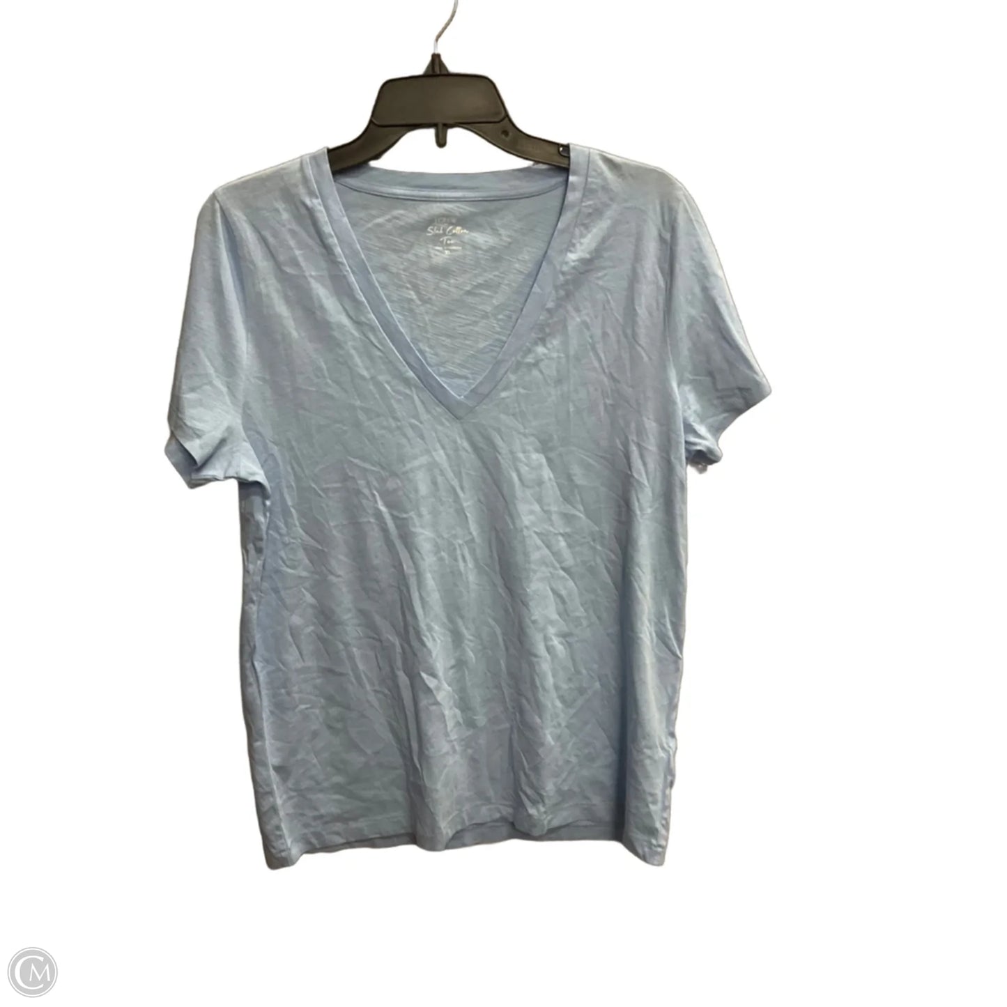 Top Short Sleeve Basic By J. Crew In Blue, Size: Xl