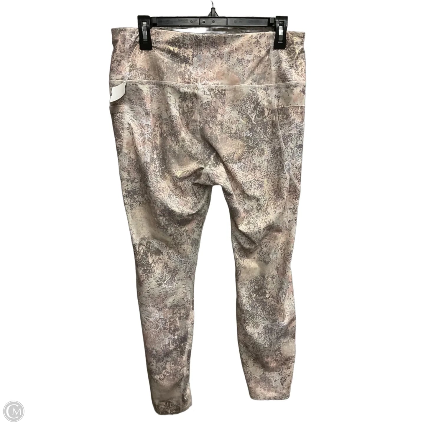 Athletic Leggings By Apana In Gold, Size: Xl