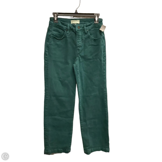 Jeans Wide Leg By Risen In Green Denim, Size: 2