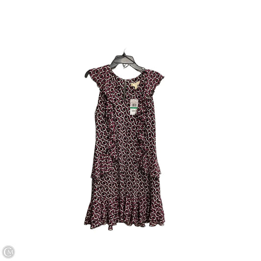 Dress Casual Midi By Michael By Michael Kors In Black, Size: L