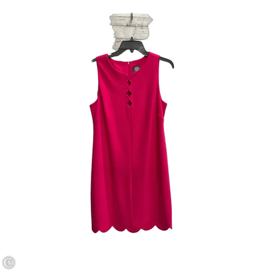 Dress Casual Midi By Vince Camuto In Pink, Size: Xl
