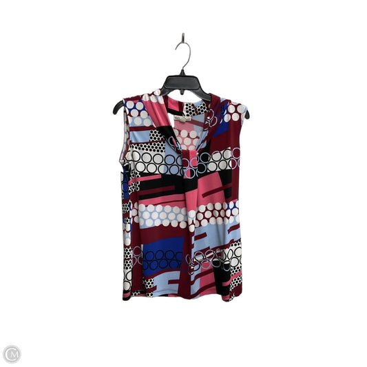 Top Sleeveless By Dana Buchman In Red, Size: M