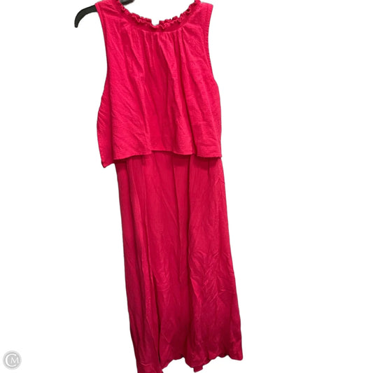 Dress Casual Maxi By Calvin Klein In Pink, Size: 12