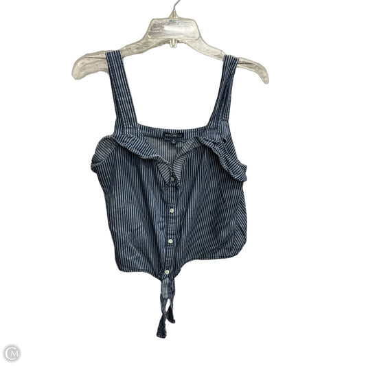 Top Sleeveless By J. Crew In Blue, Size: S