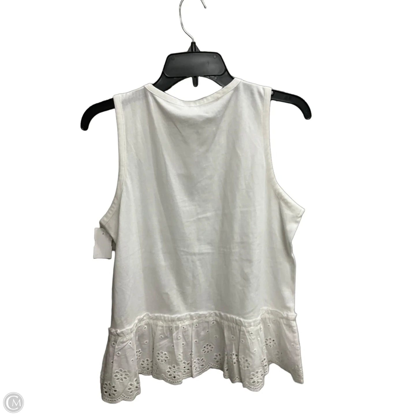 Top Sleeveless By J. Crew In White, Size: S