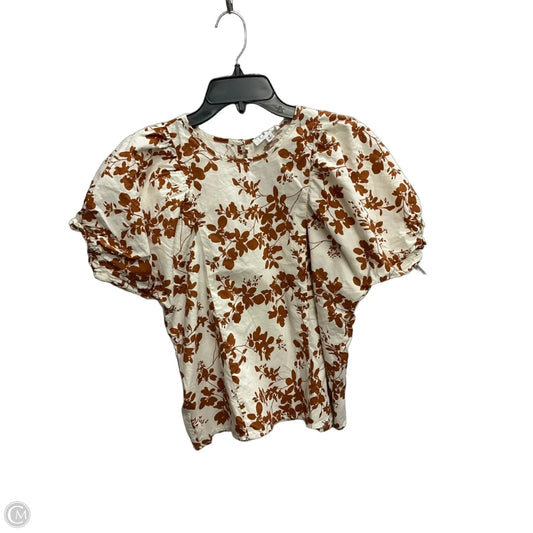 Top Short Sleeve By Thml In White, Size: S