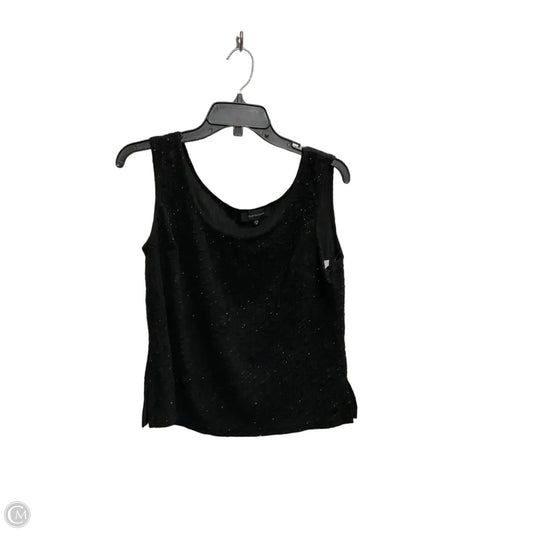 Top Sleeveless By R And M Richards In Black, Size: M