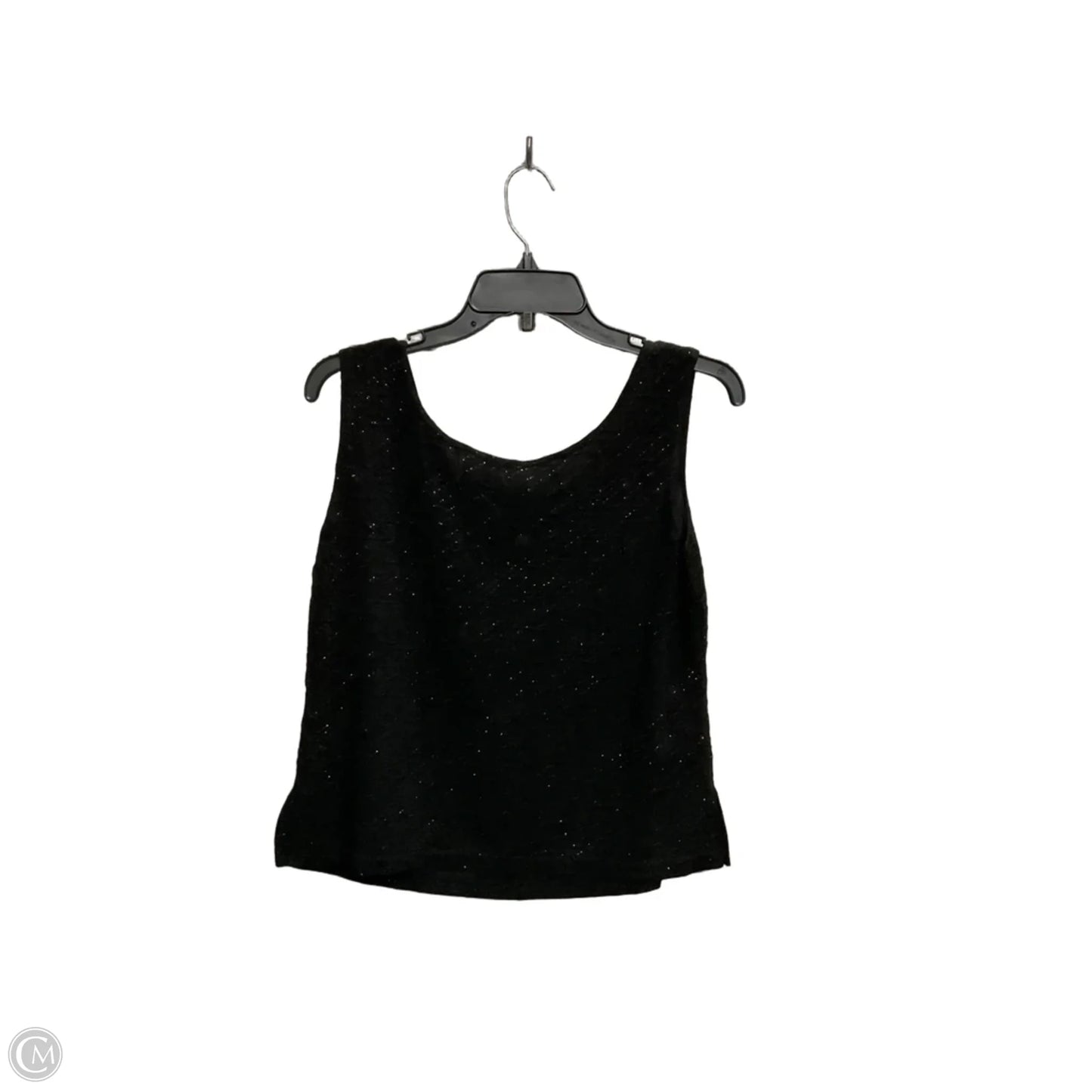 Top Sleeveless By R And M Richards In Black, Size: M
