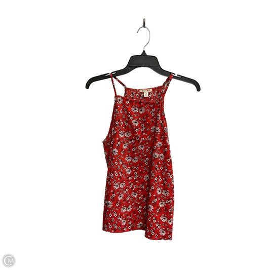 Top Sleeveless By Mi Ami In Red, Size: M