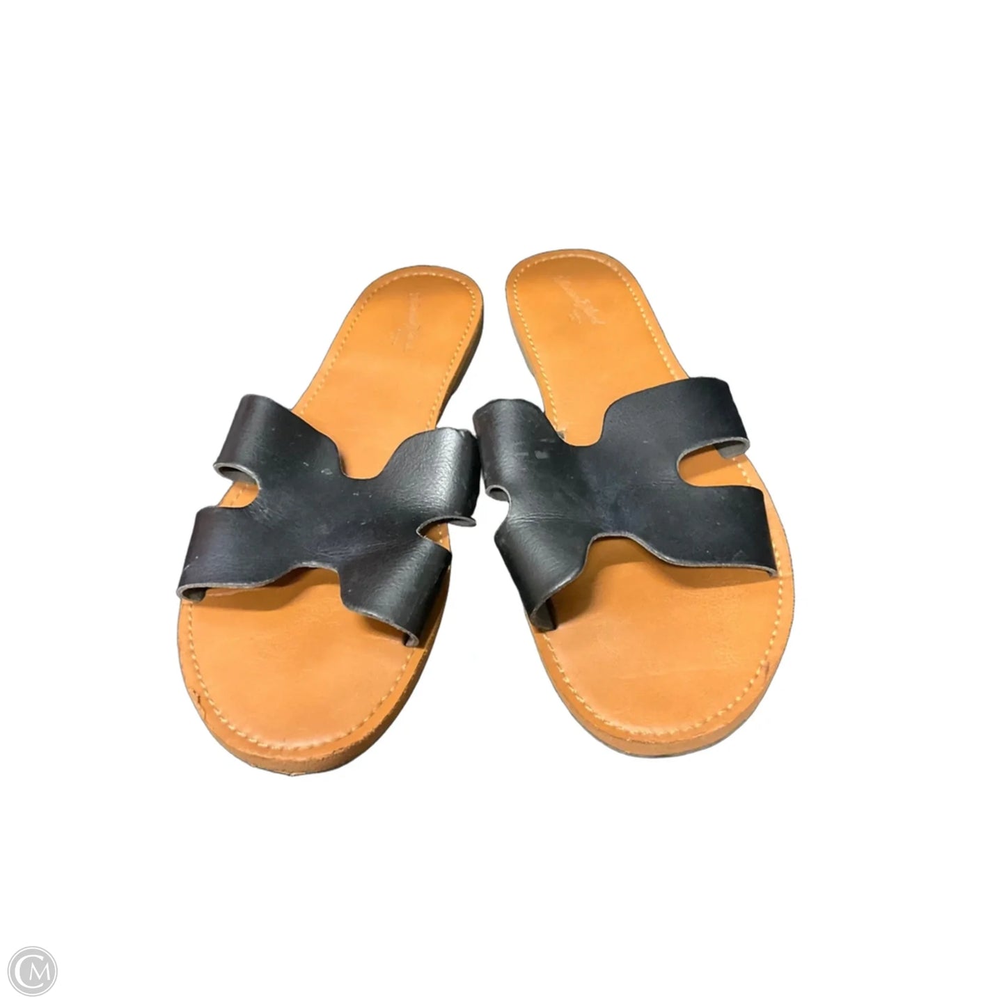 Sandals Flats By Universal Thread In Black, Size: 8