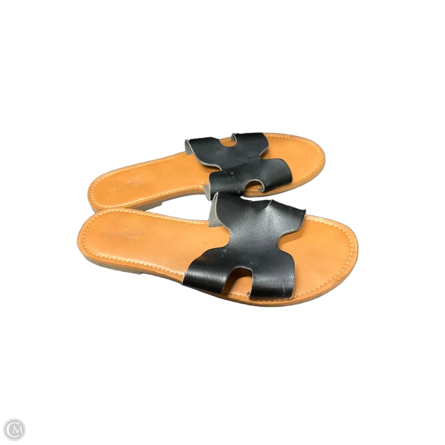 Sandals Flats By Universal Thread In Black, Size: 8