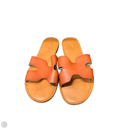 Sandals Flats By Universal Thread In Brown, Size: 8