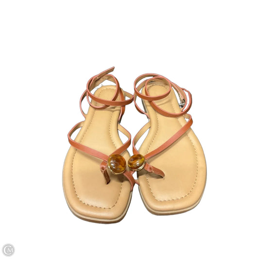 Sandals Flats By Universal Thread In Brown, Size: 7.5