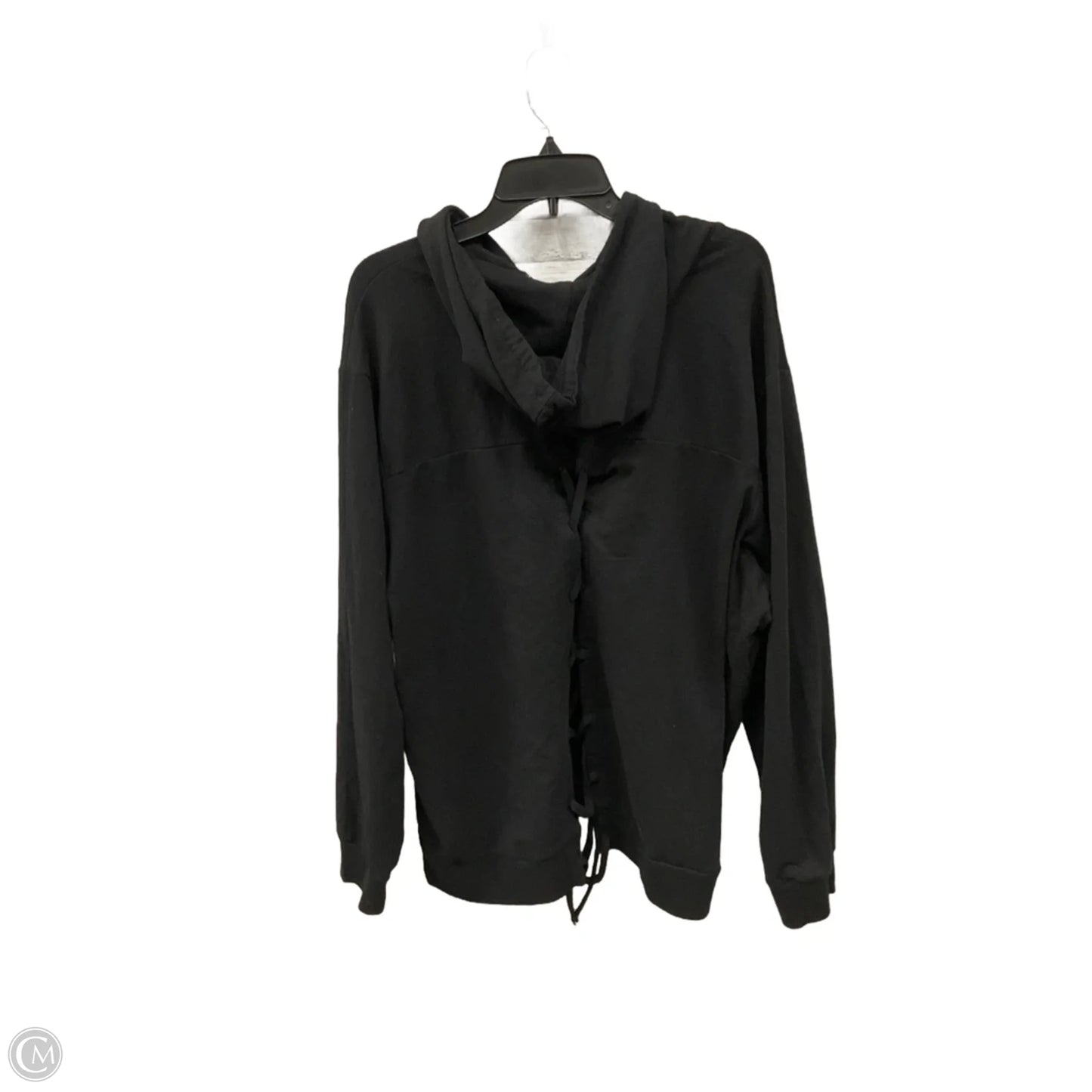 Sweatshirt Hoodie By Torrid In Black, Size: 3x