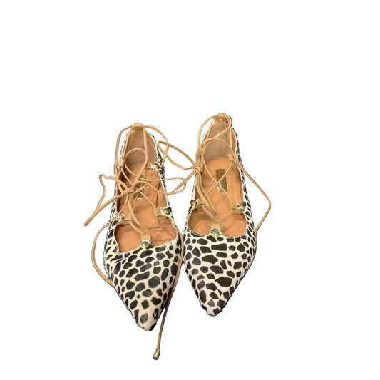 Shoes Flats By Halogen In Animal Print, Size: 6.5