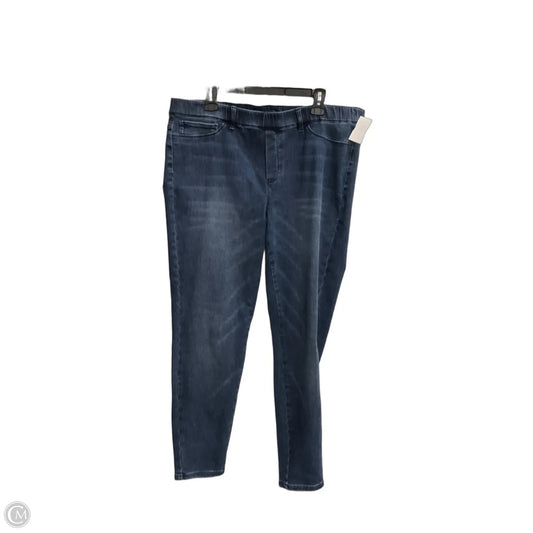 Jeans Jeggings By J. Jill In Blue Denim, Size: Xl