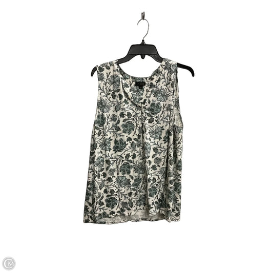 Top Sleeveless By J. Jill In Green, Size: Xl
