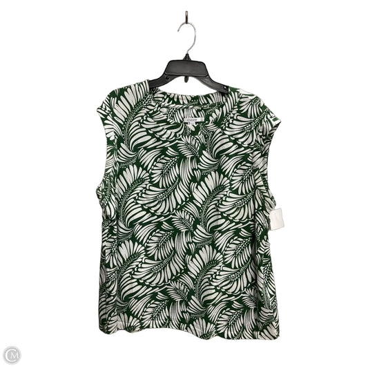 Top Sleeveless Basic By Chicos In Green, Size: Xxl