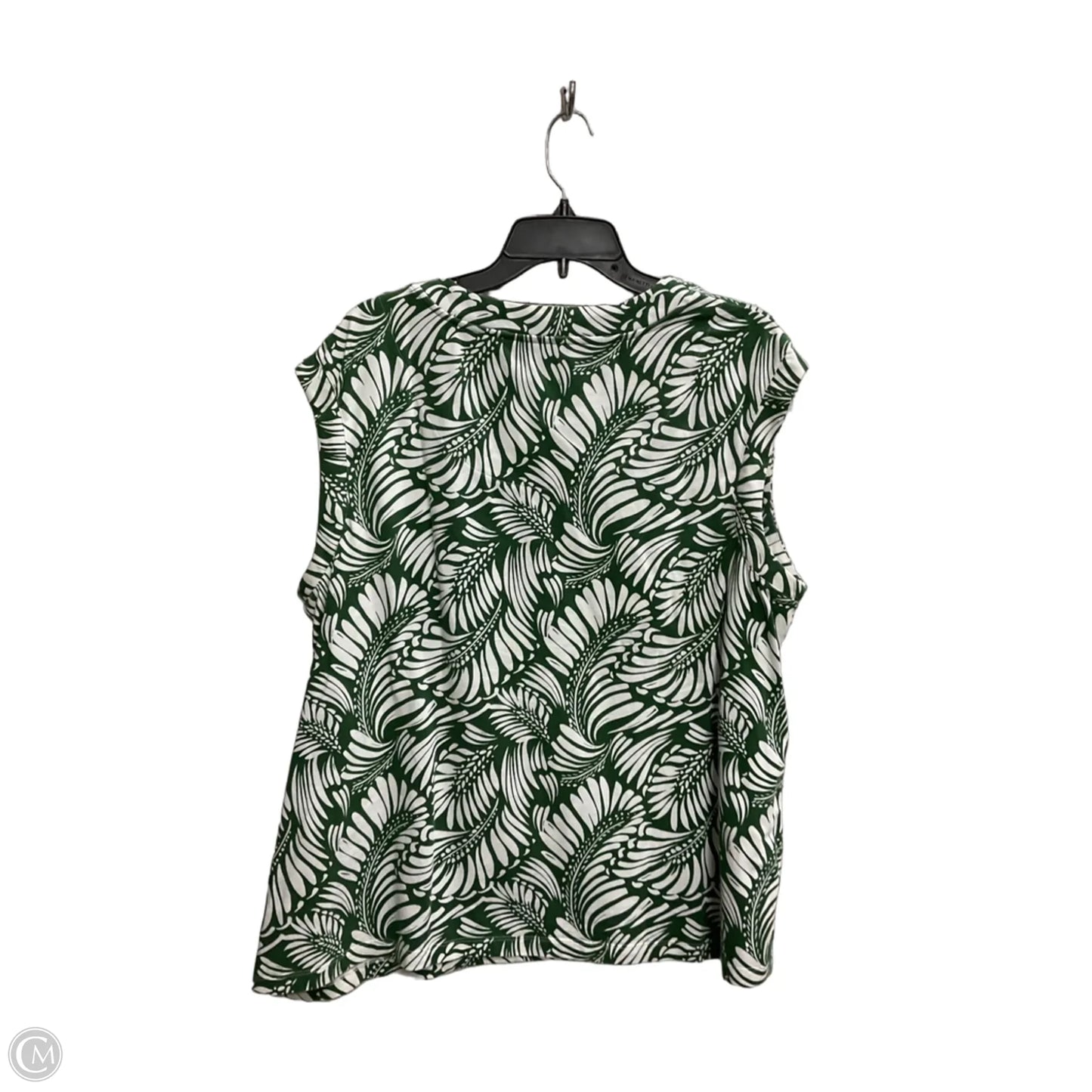 Top Sleeveless Basic By Chicos In Green, Size: Xxl