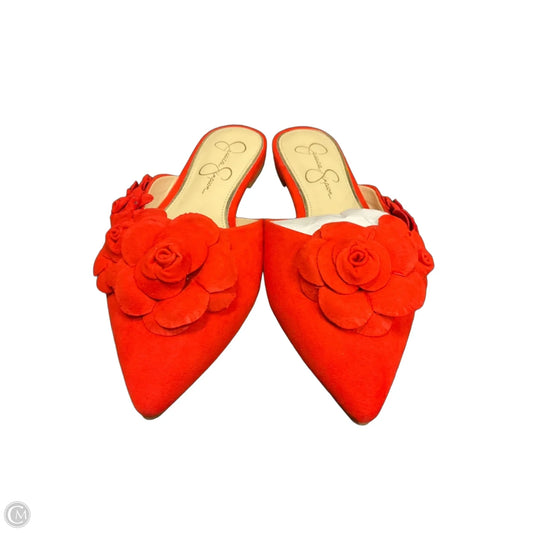 Shoes Flats By Jessica Simpson In Orange, Size: 8.5
