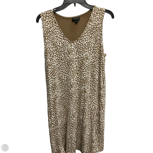 Dress Casual Midi By J. Jill In Tan, Size: Mp