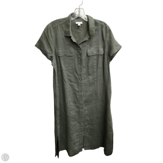 Dress Casual Maxi By J. Jill In Green, Size: Lp