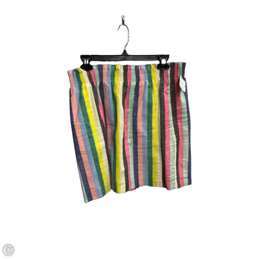Skirt Mini & Short By J. Crew In Striped Pattern, Size: 10