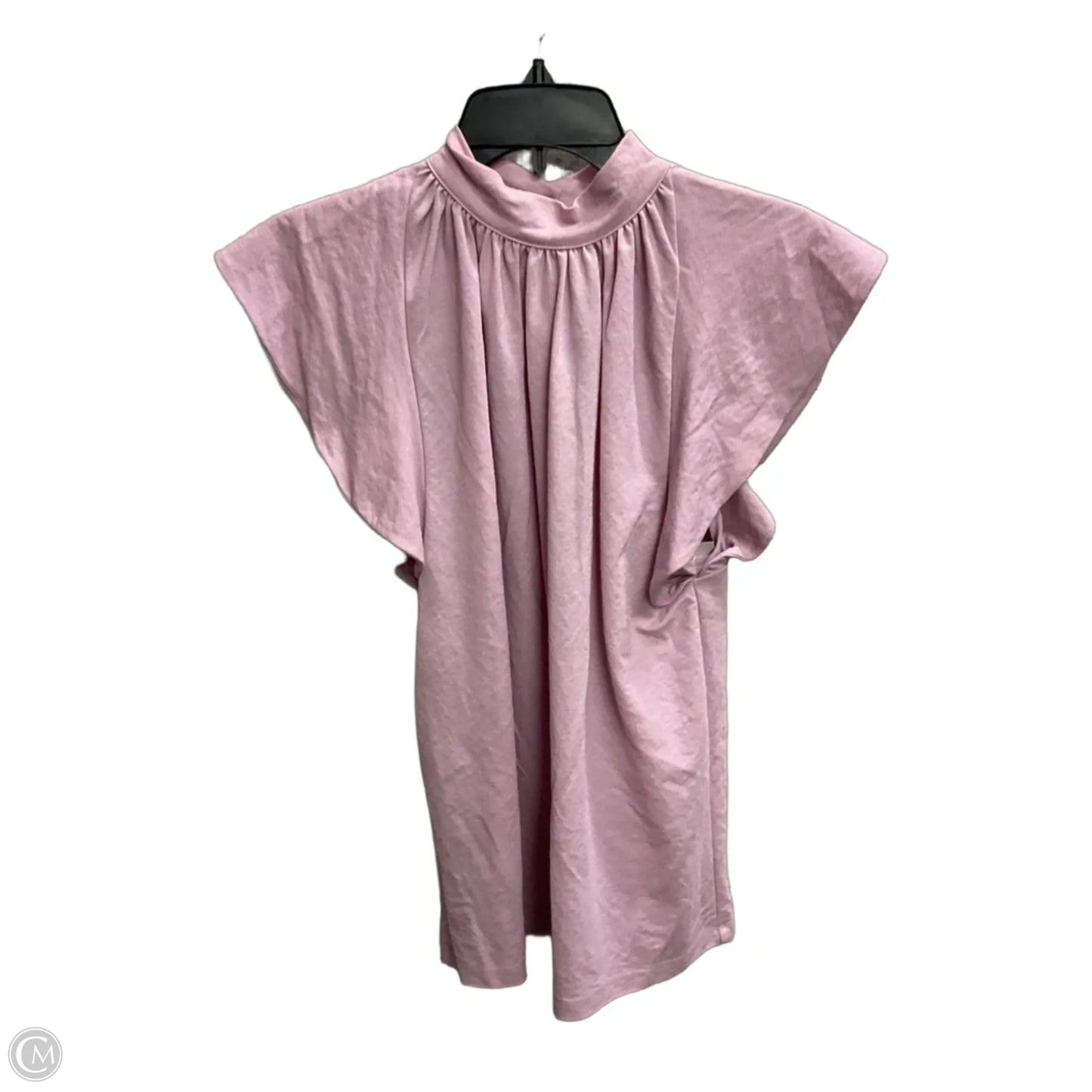 Top Short Sleeve By Ann Taylor In Purple, Size: S
