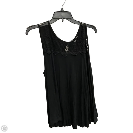 Top Sleeveless Basic By Green Envelope In Black, Size: 2x