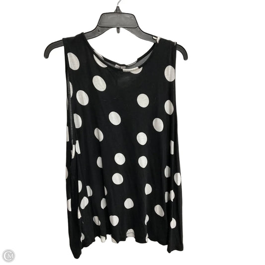 Top Sleeveless By Asos In Polkadot Pattern, Size: 1x
