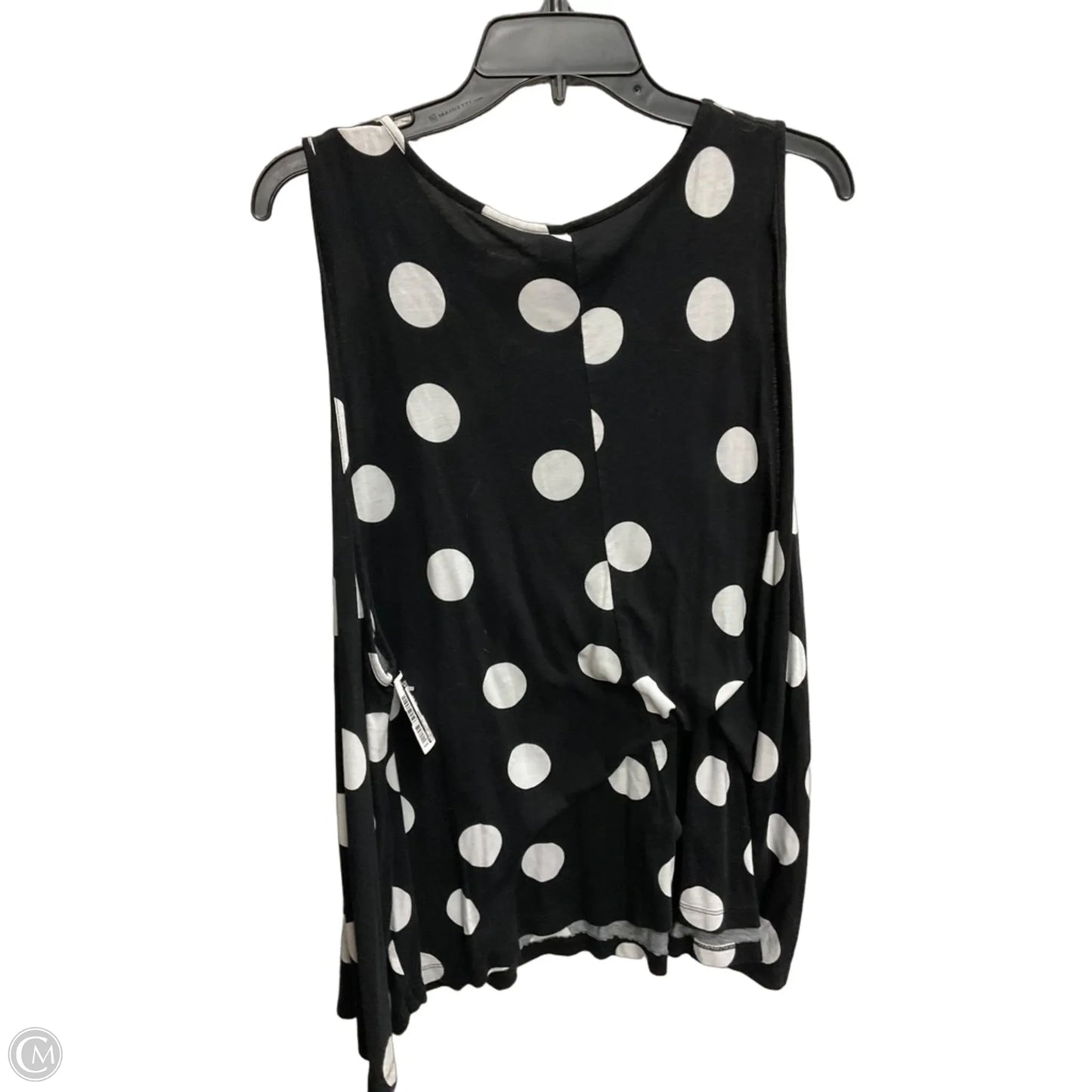 Top Sleeveless By Asos In Polkadot Pattern, Size: 1x