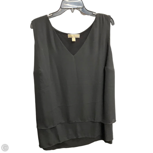 Top Sleeveless By Michael By Michael Kors In Black, Size: 2x
