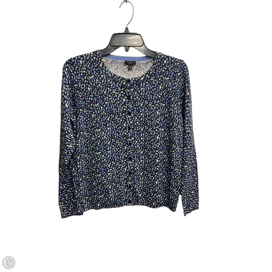 Cardigan By Talbots In Polkadot Pattern, Size: Mp