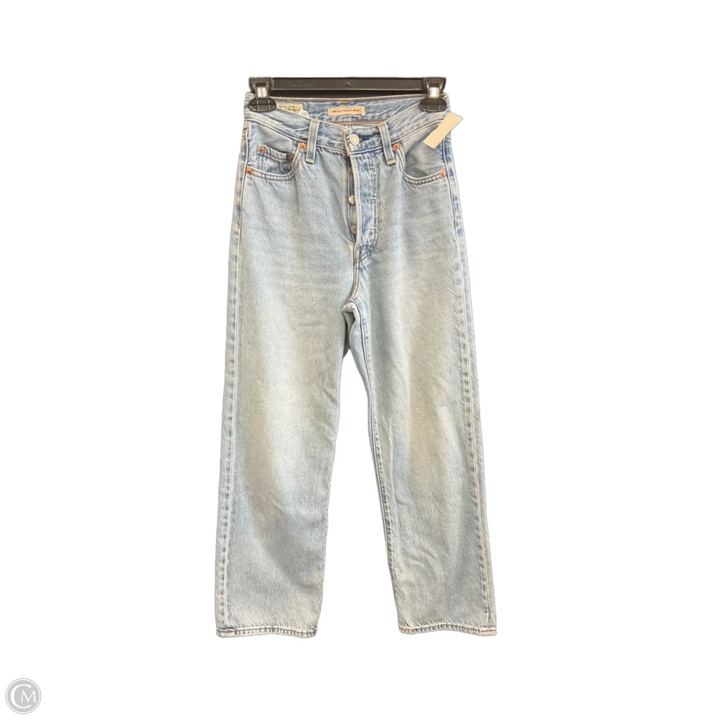 Jeans Straight By Levis Capital E In Blue Denim, Size: 0