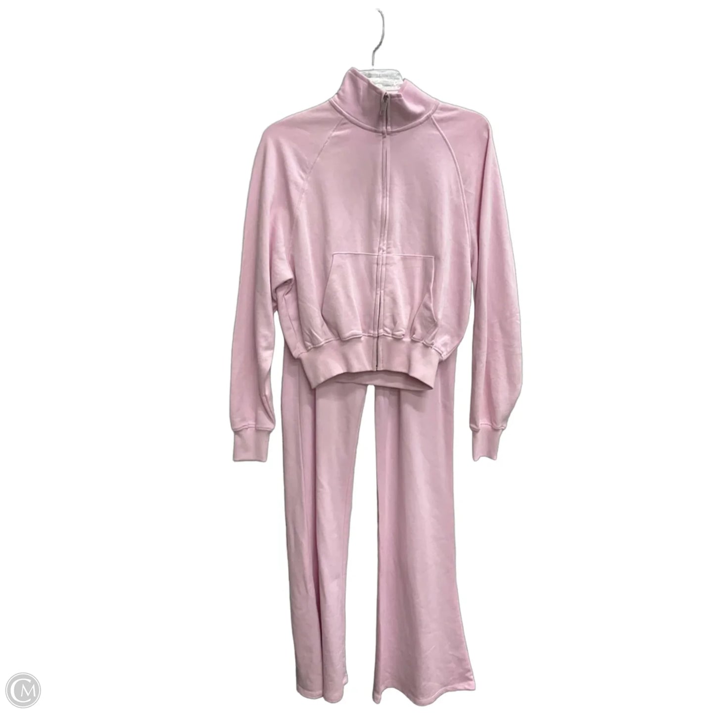 Athletic Pants 2pc By Zara In Pink, Size: S