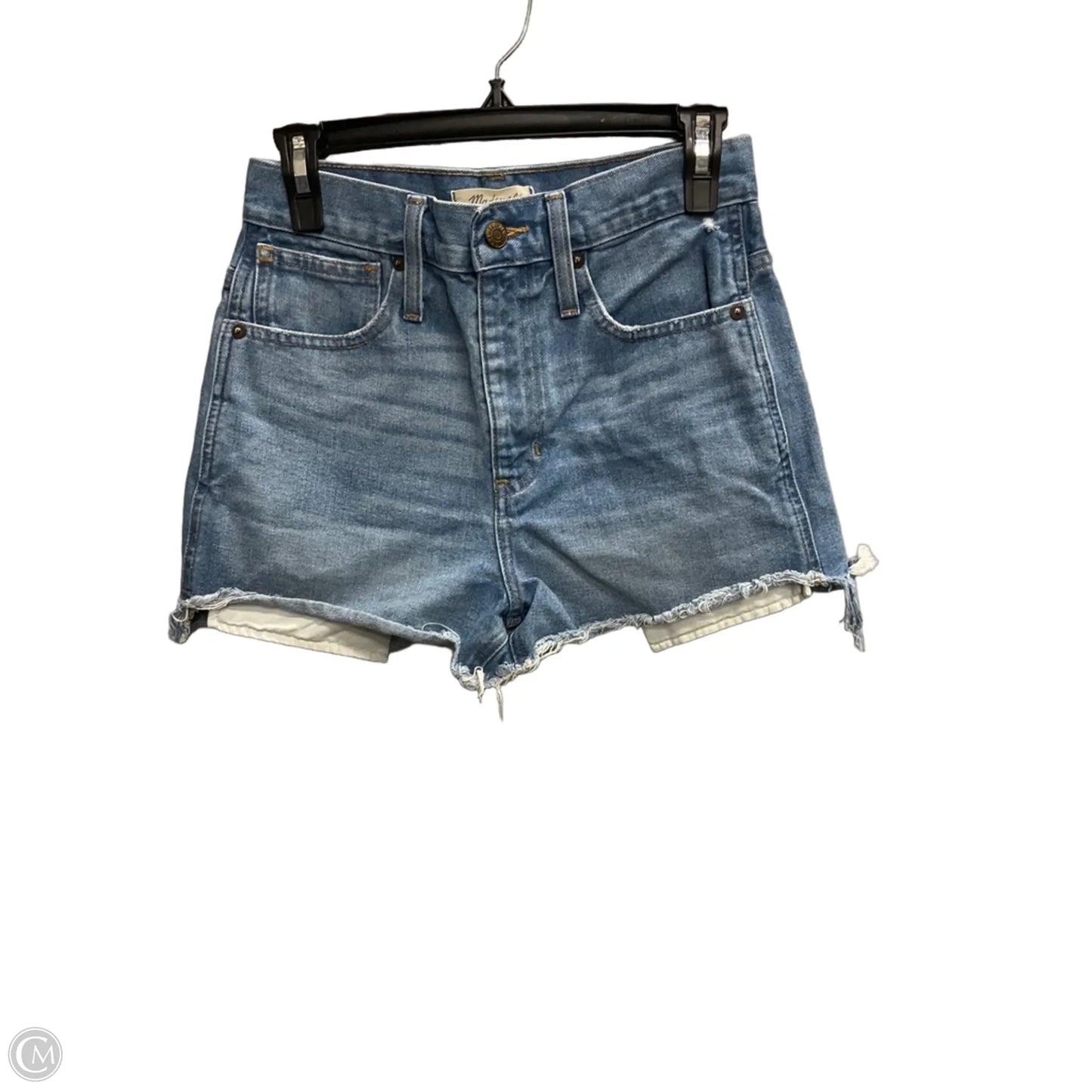 Shorts By Madewell In Blue Denim, Size: 0
