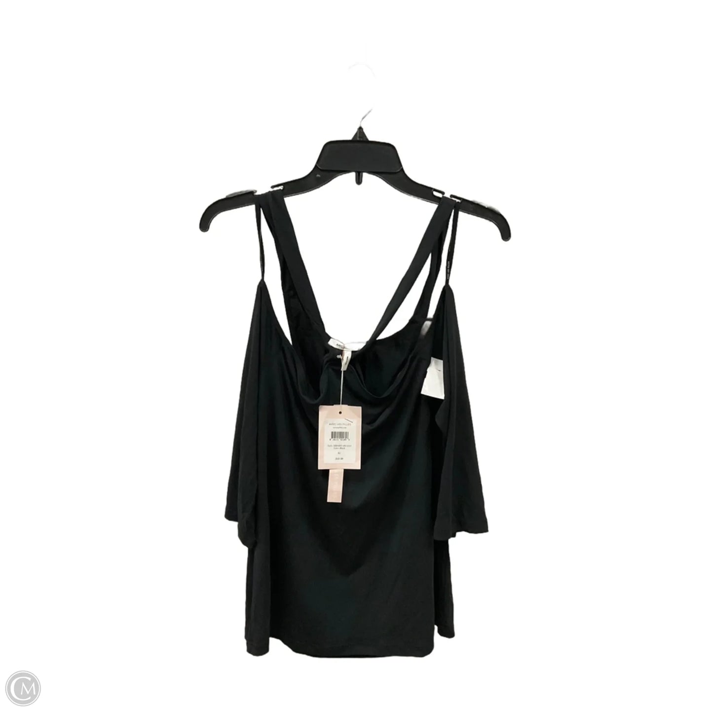 Top Long Sleeve By Avec Les Filles In Black, Size: Xl