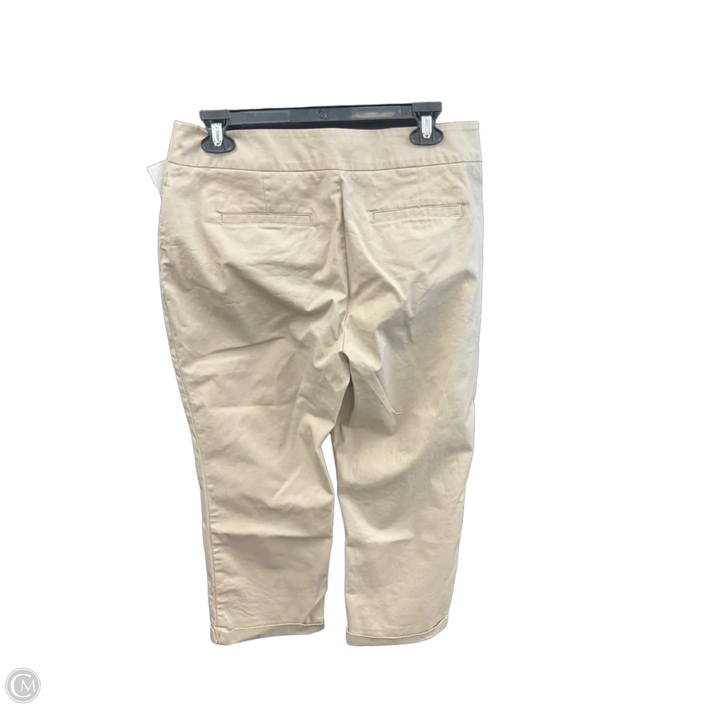 Capris By Ann Taylor In Tan, Size: 10p