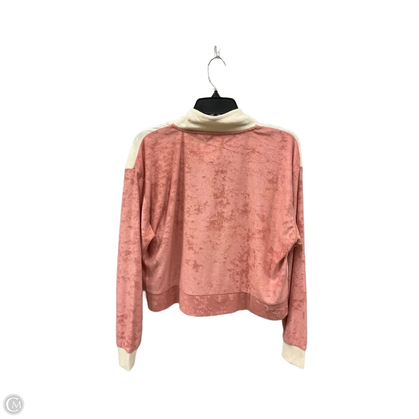 Athletic Jacket By Cmb In Pink, Size: Xl