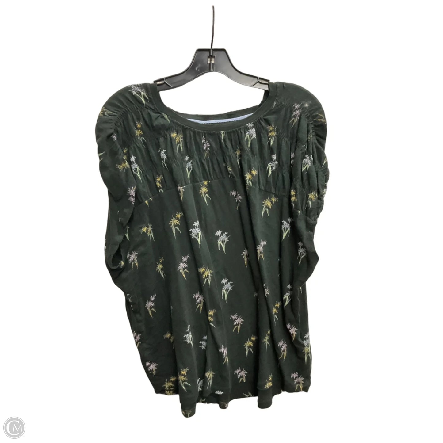 Top Short Sleeve By Pilcro In Grey, Size: Xl