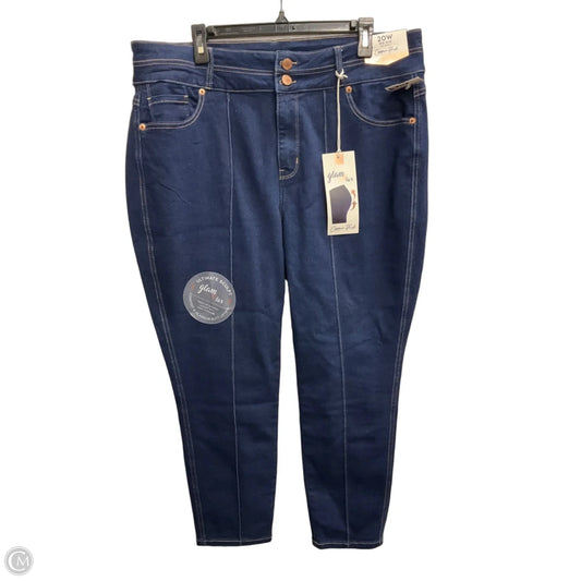Jeans Straight By Clothes Mentor In Blue Denim, Size: 20