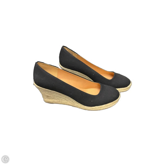 Shoes Heels Wedge By J. Crew In Black, Size: 9.5