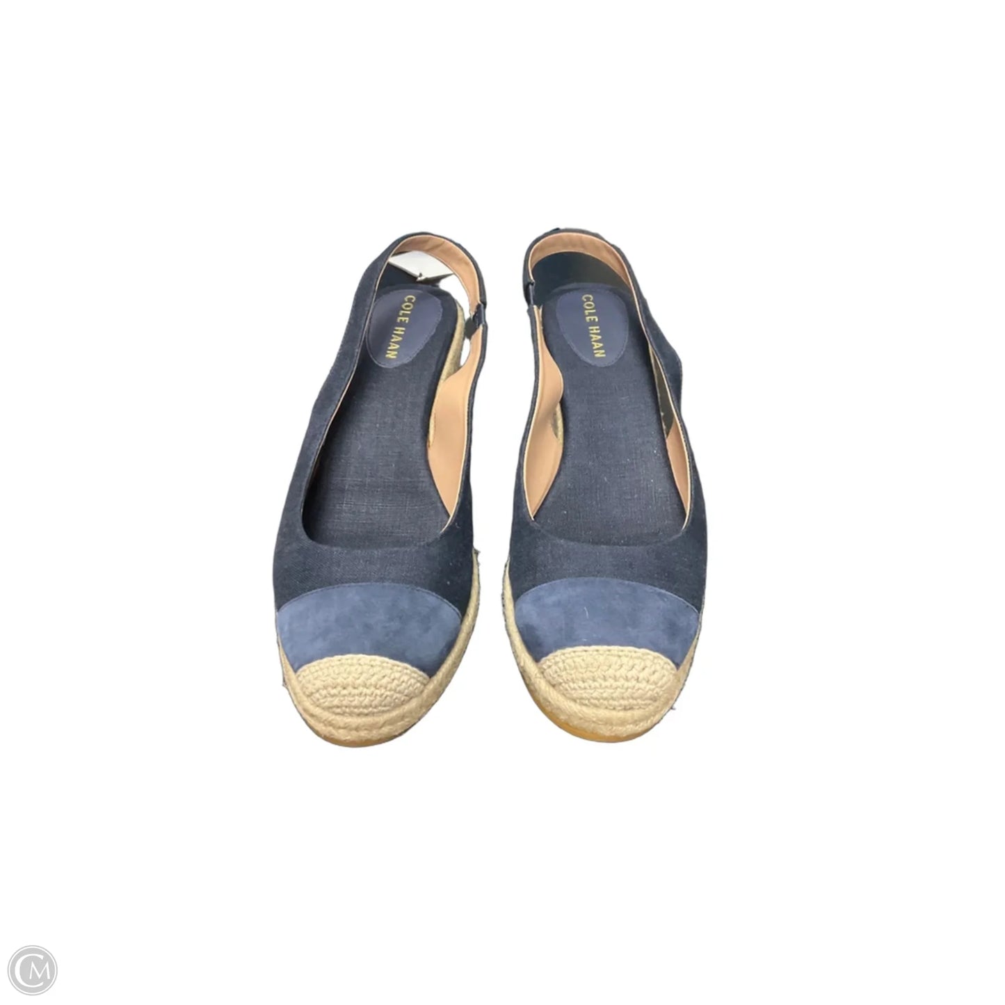 Shoes Heels Wedge By Cole-haan In Blue, Size: 10